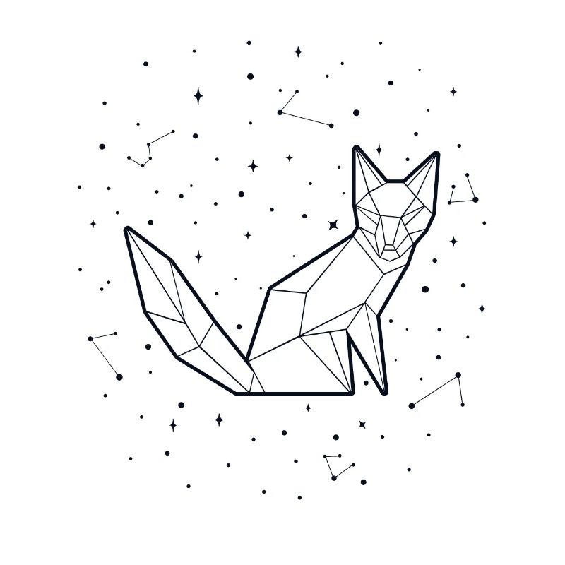 Sternbild Fuchs Sternbild Rotfuchs Canidae