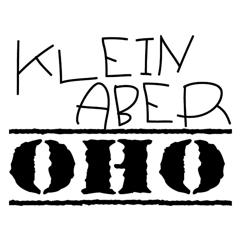 klein aber oho schwarz
