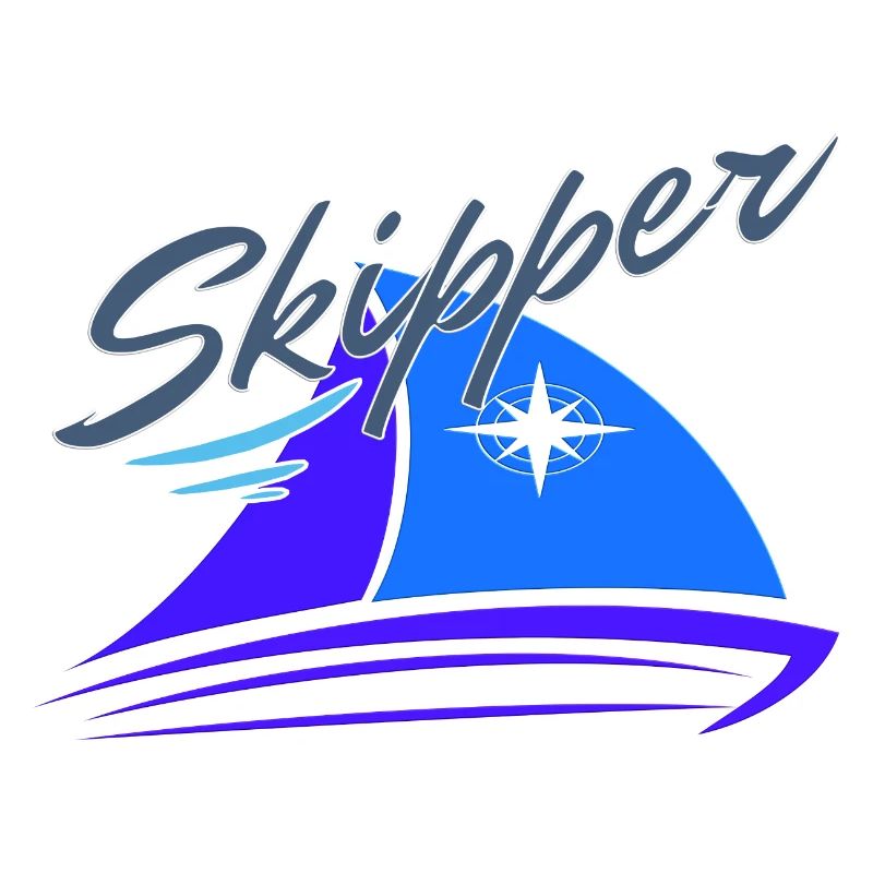Skipper sailor captain sailingboat sailing gift