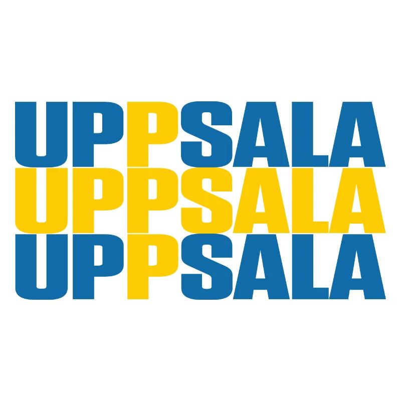 Uppsala Suède Drapeau