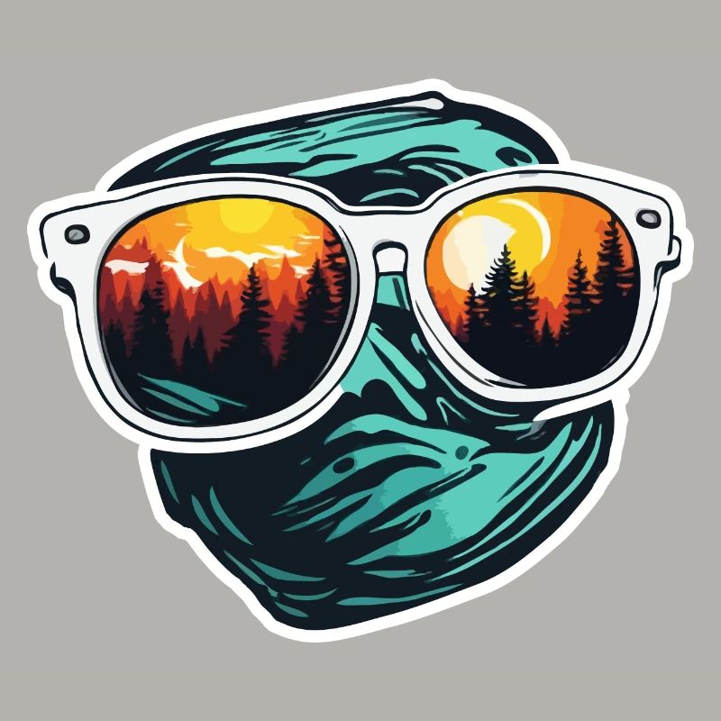 Lunettes de soleil / Reflection / Forest / Reflection