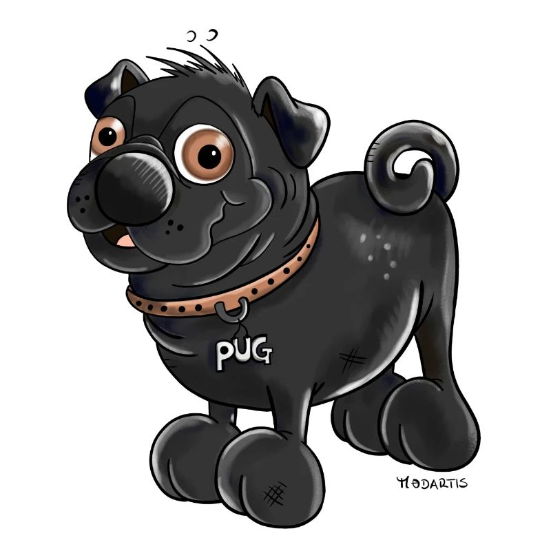 Da kommt ein Mops