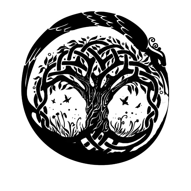 Celtic Ireland Viking Celtic Knot Pattern Tree