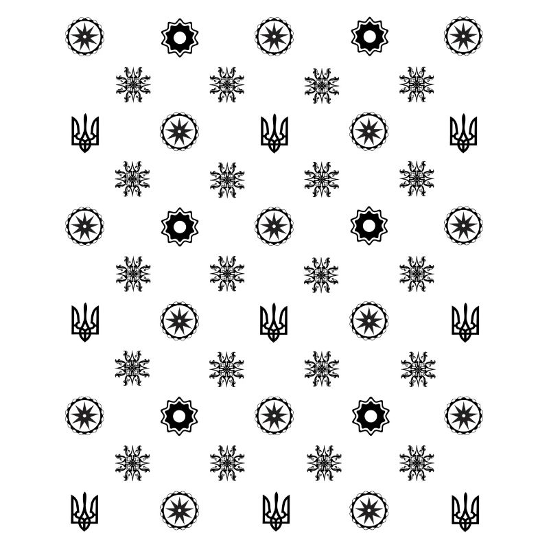 Ukraine Trysub_Repeated Symbols Pattern