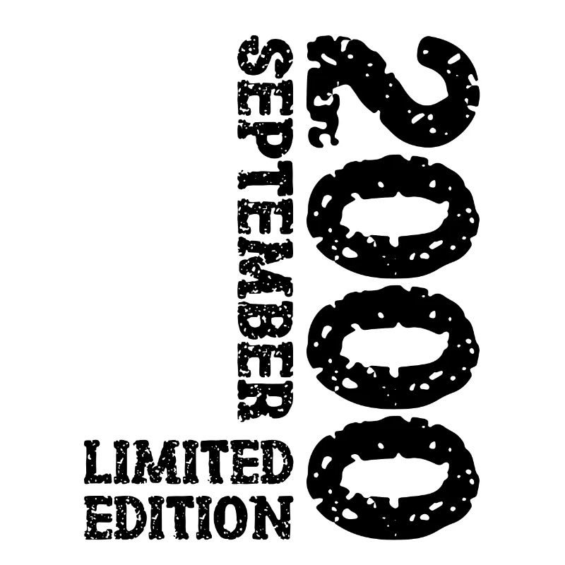 2000 Septembre Édition Limitée 23rd Birthday Deco
