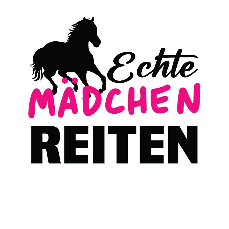 Echte mädchen reiten