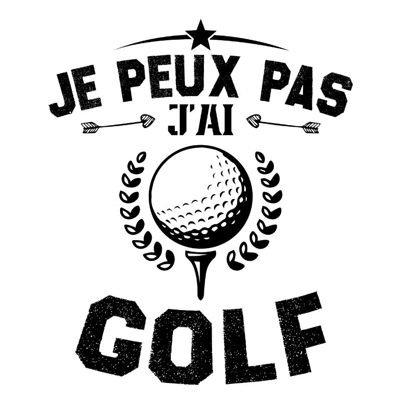 I can't I golf
