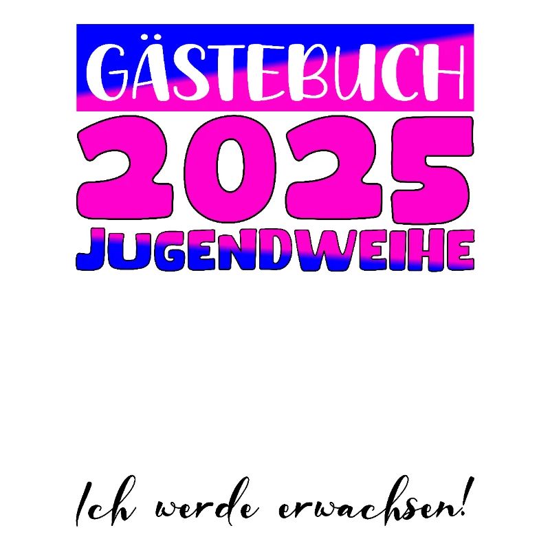 Jugendweihe 2025 Gästebuch Geschenk Mädchen Jungen