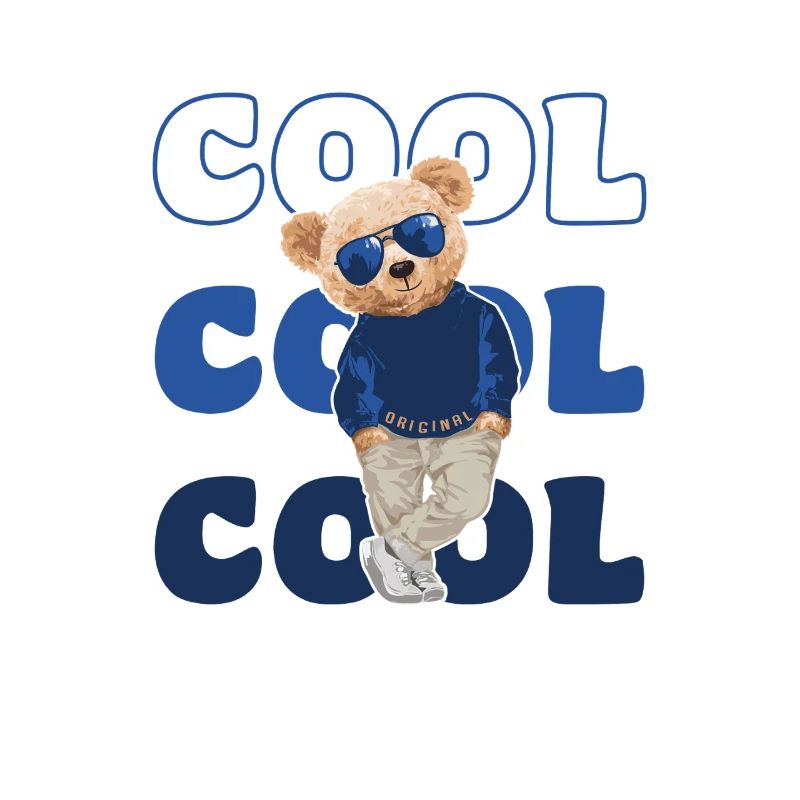 Cool Teddy Bear avec lunettes de soleil - Cool