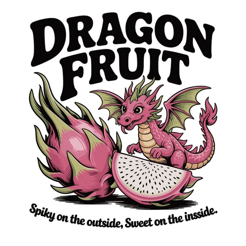 Drachenfrucht Süßer Drache auf Frucht