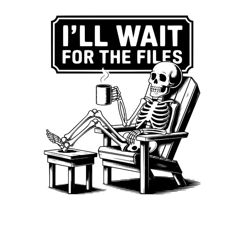  Waiting Skeleton Meme Project Manager Office