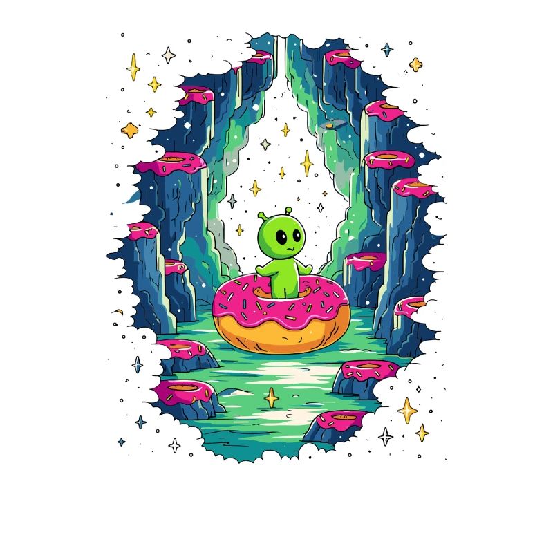 Alien Donut Höhle