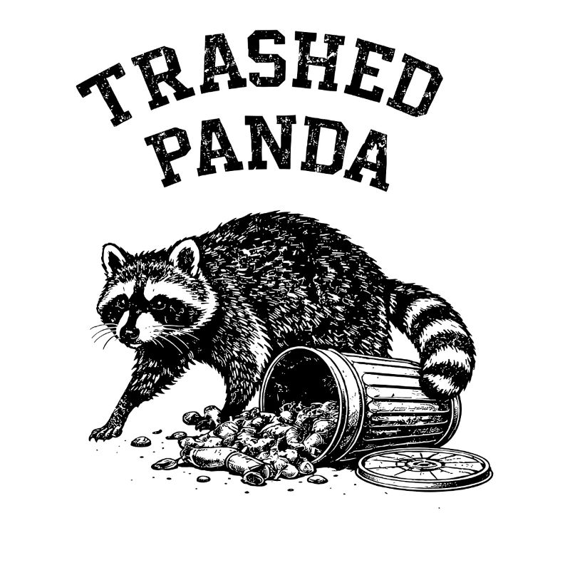 Trashed Panda