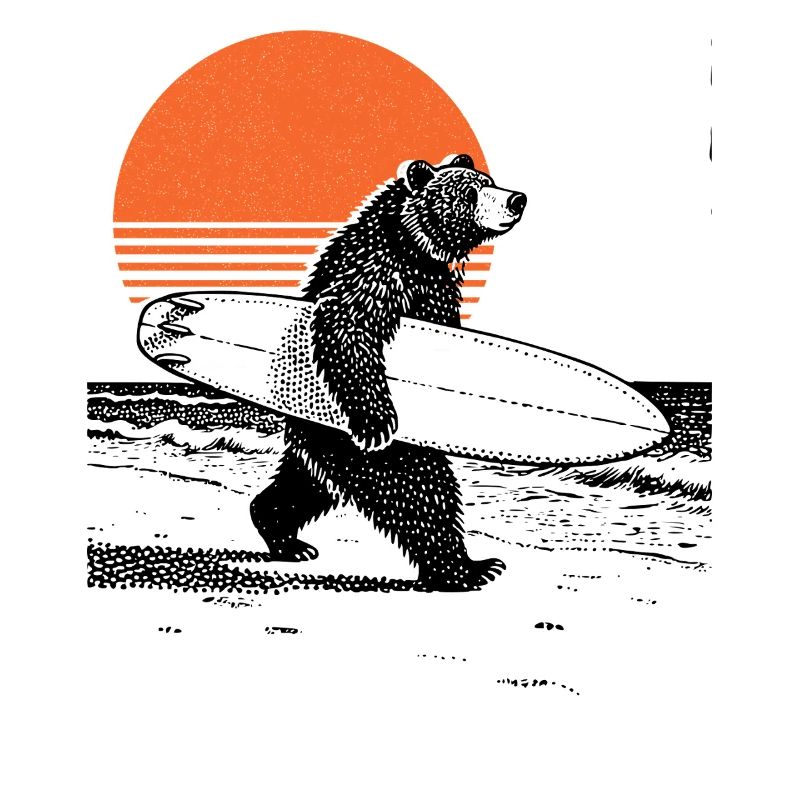 Bär mit Board