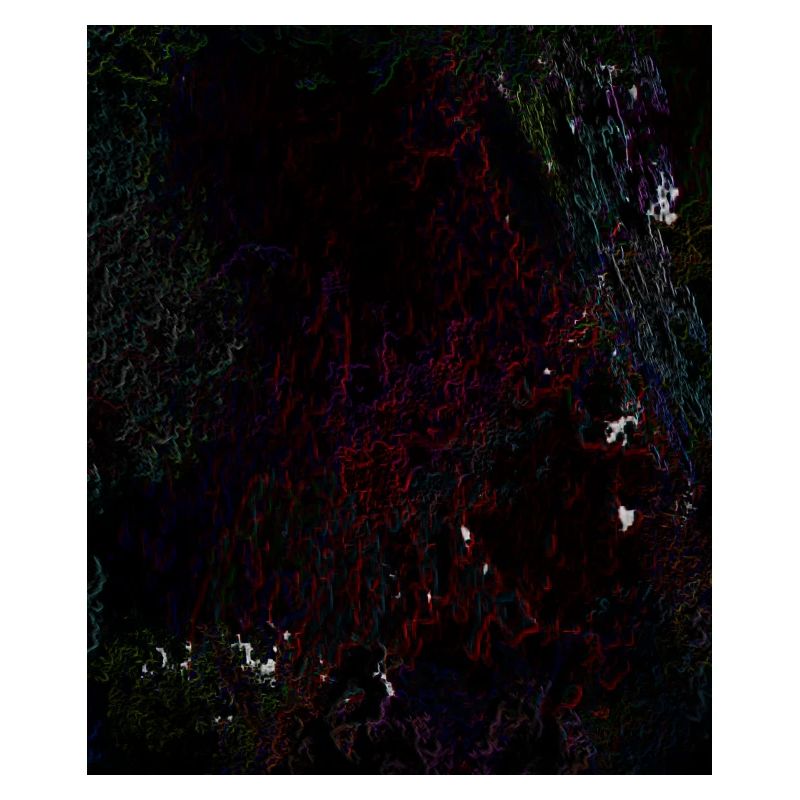 Dunkle Neonlinien Muster