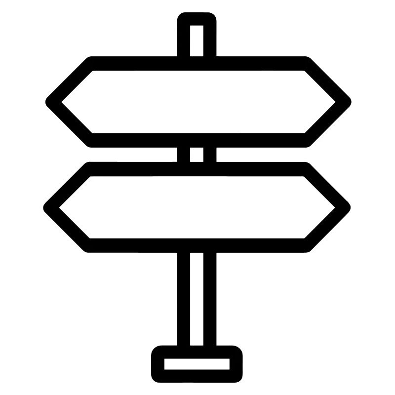 directional sign