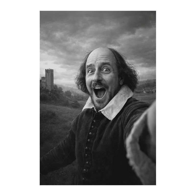 William Shakespeare Selfie