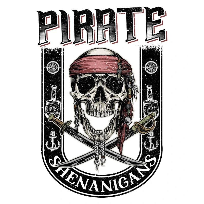 Let The Pirate Shenanigans Begin Tattoo Style