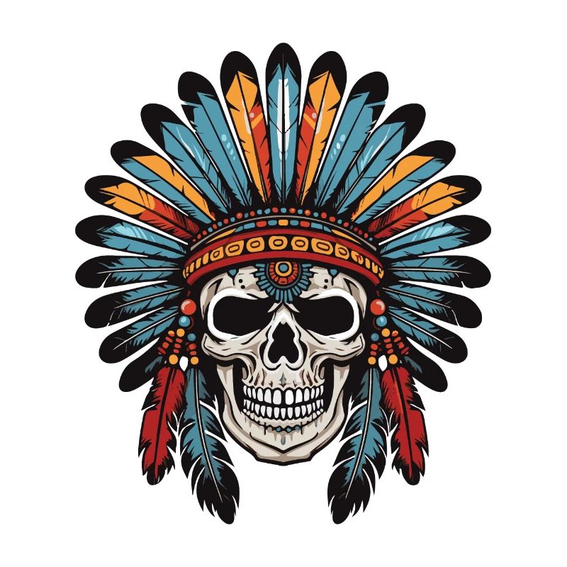 Apache Indian Skull