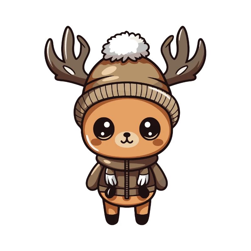 Cerf Mignon Hiver