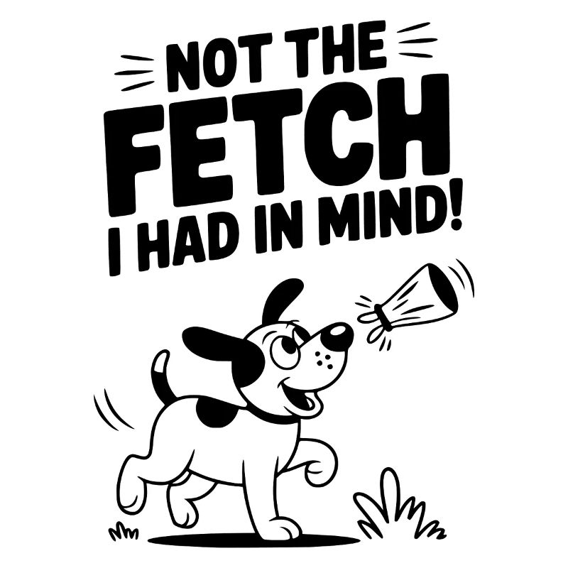 Fetching sticks with plastic bag