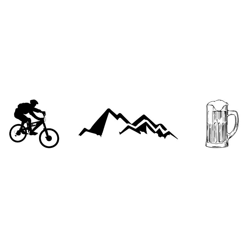 Radfahren, Berge und Bier -