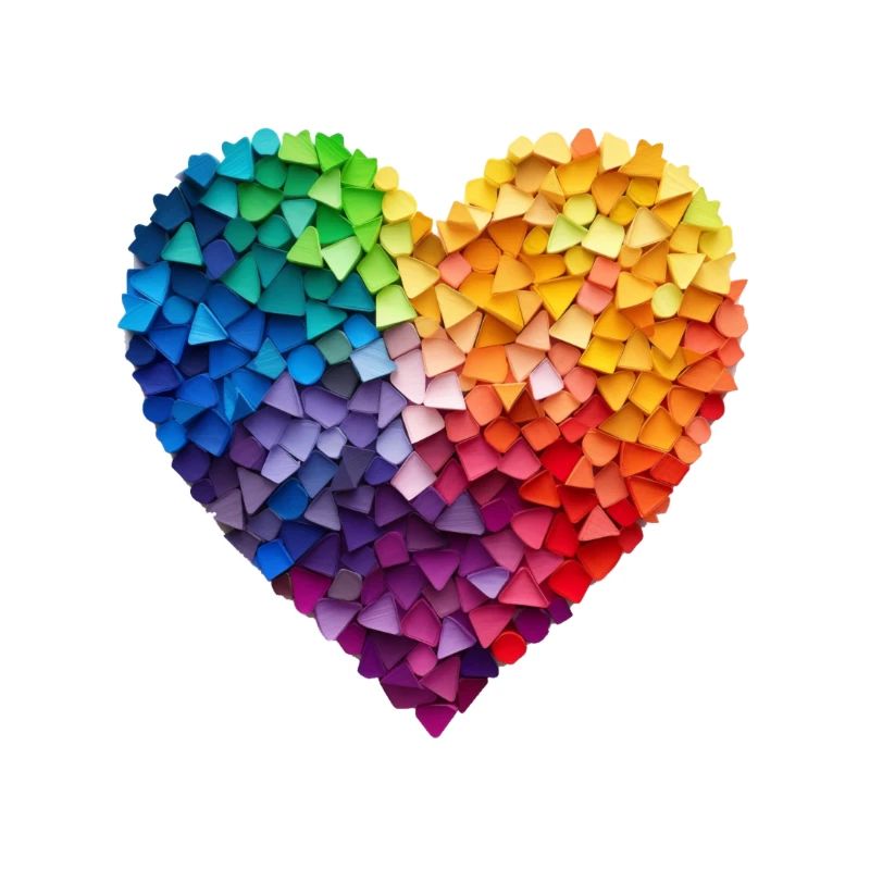 Rainbow Heart