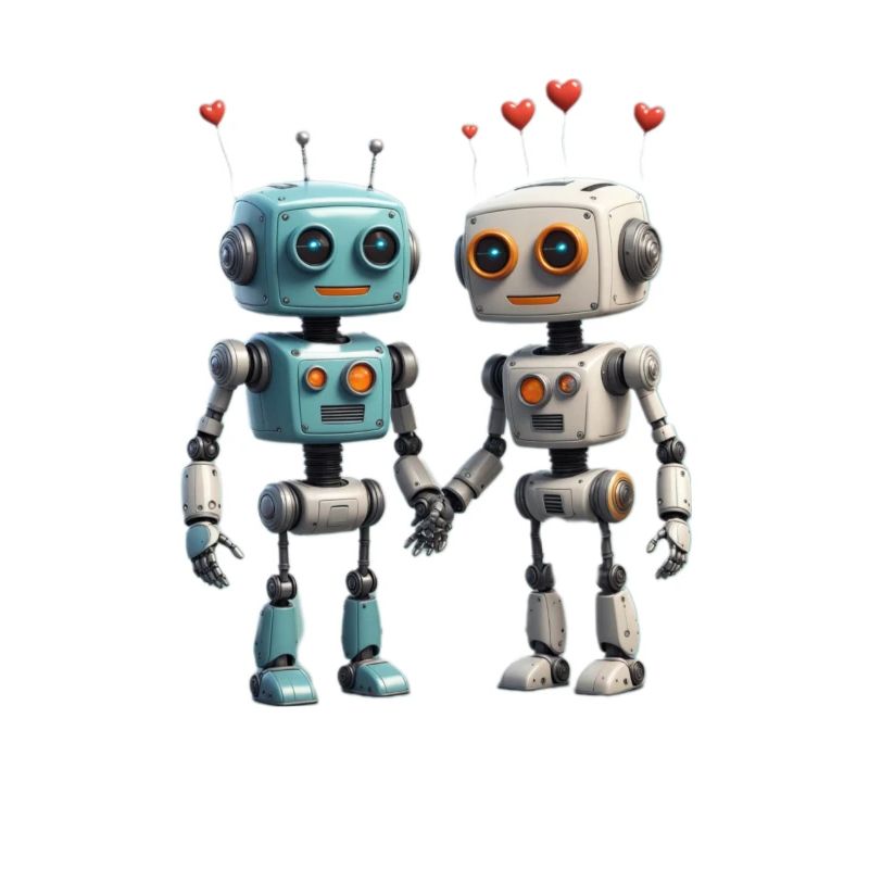 Roboter Pärchen