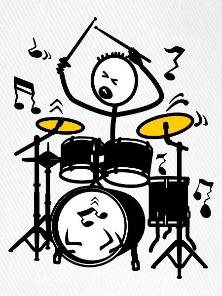 Stickmen-Trommler