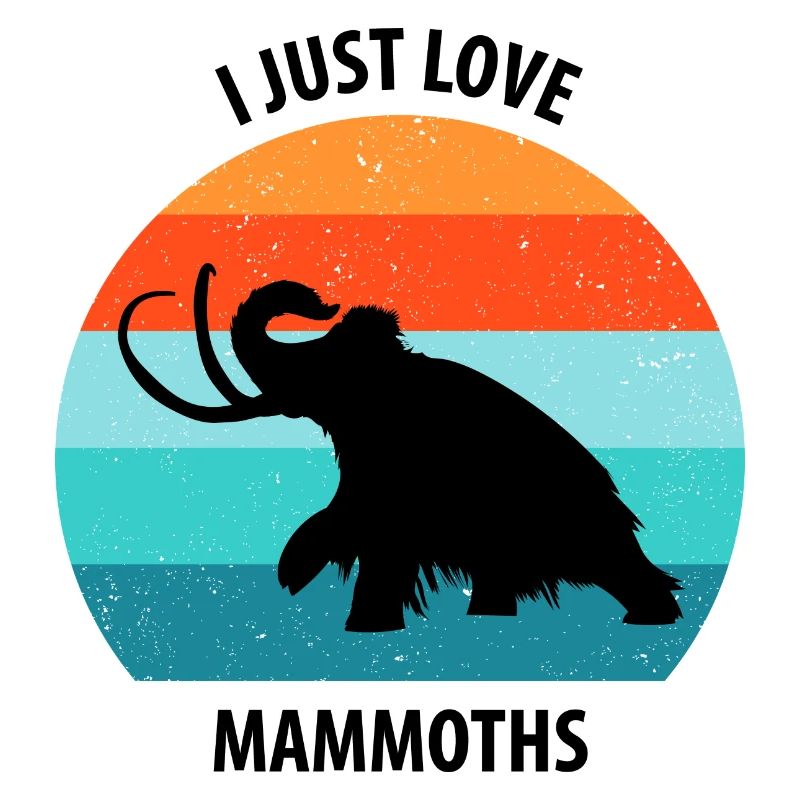 Lustiges Mammut Steinzeit Eiszeit Design Urzeit