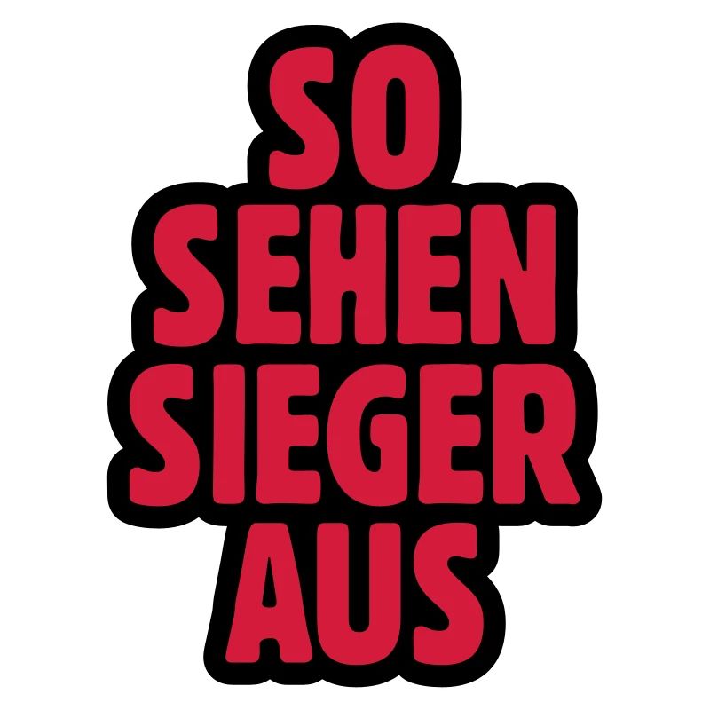 SO SEHEN SIEGER AUS