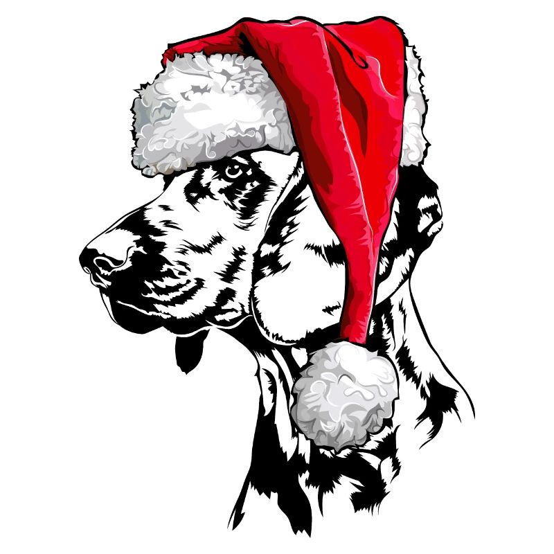 Père Noël CHIEN DE SUEUR HANOVRIEN Chiens Wilsigns