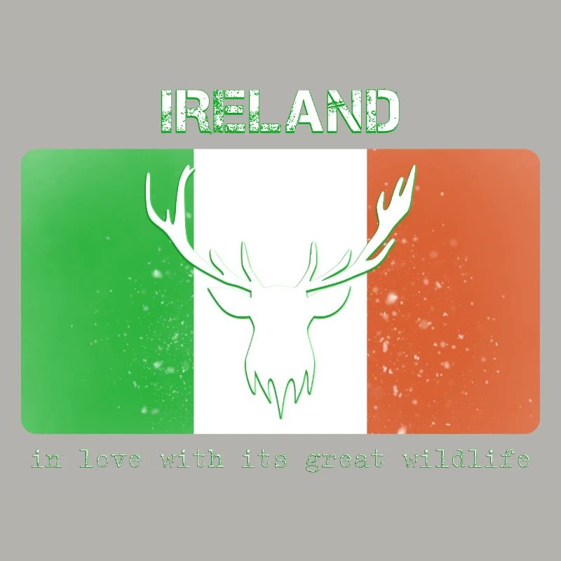 FAUNE ET DE LA FLORE D’IRLANDE Drapeau de l’Irlande