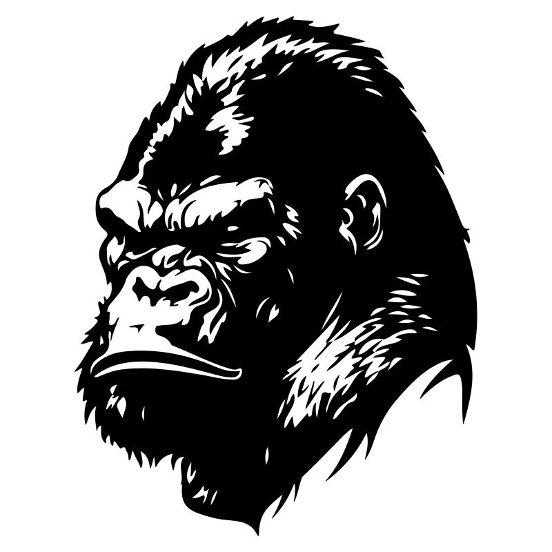 Gorilla Kopf
