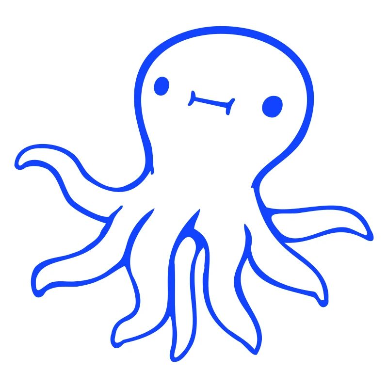 Pieuvre, Pieuvre, Pieuvre, Calmar, Céphalopode, Mignon, Mignon