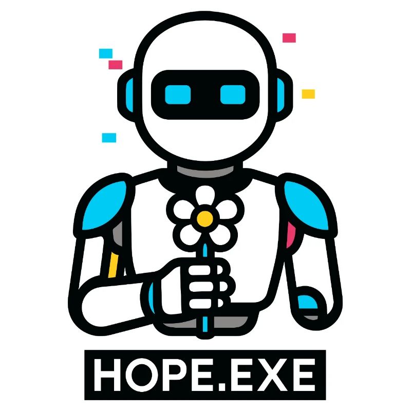 HOPE.EXE – Robot avec fleur
