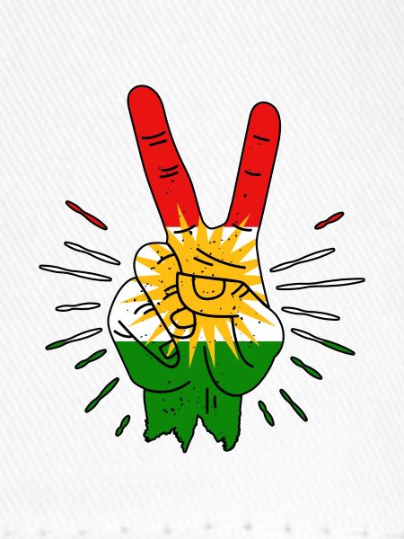 Kurdistan Peace Finger