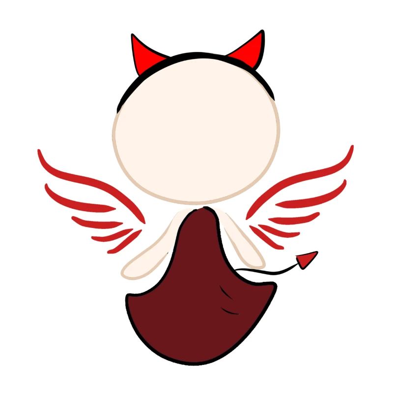 red devil symbol man