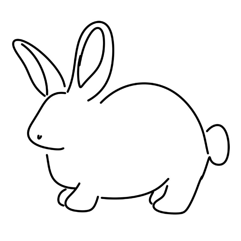 Hase Symbol Tier süß