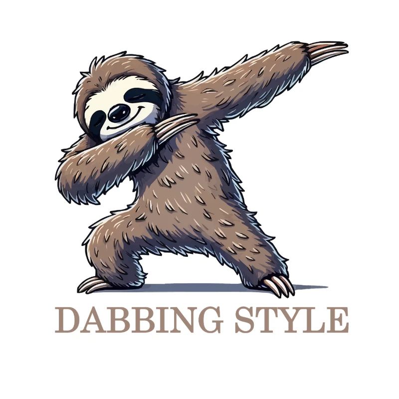 faultier dabbing