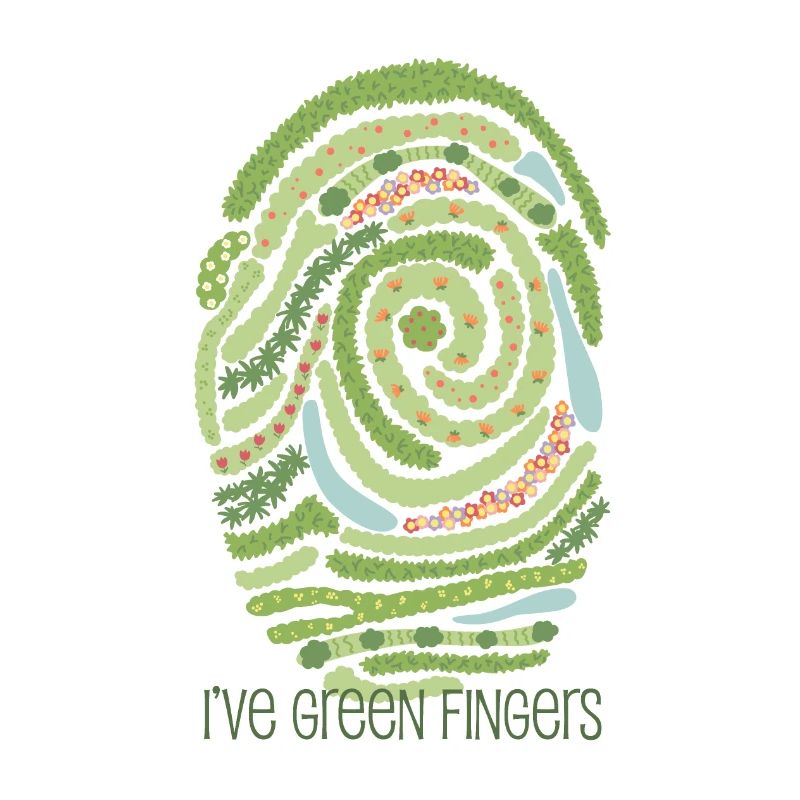 Garten-Fingerabdruck