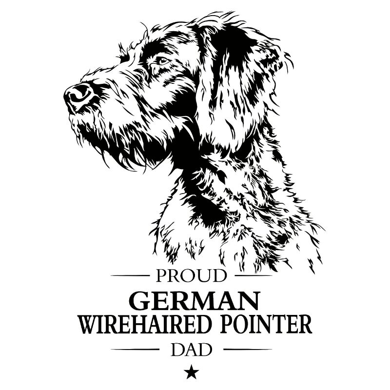 German Wirehaired Pointer Dad Hunde Hund Wilsigns