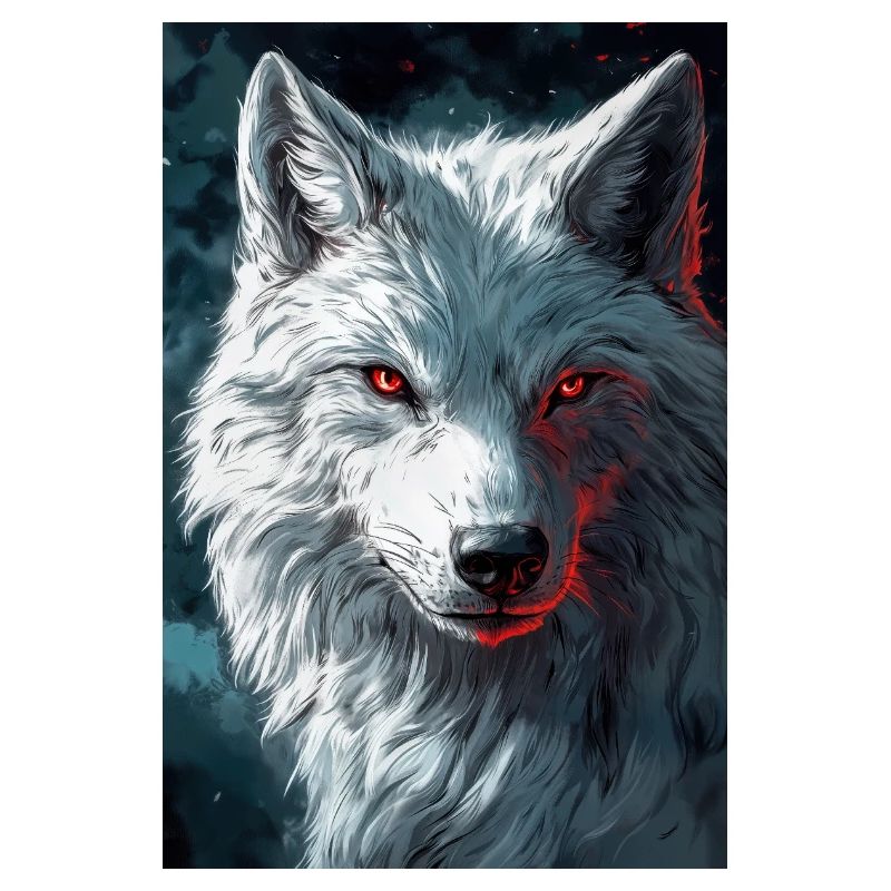 Illustration eines Wolfes