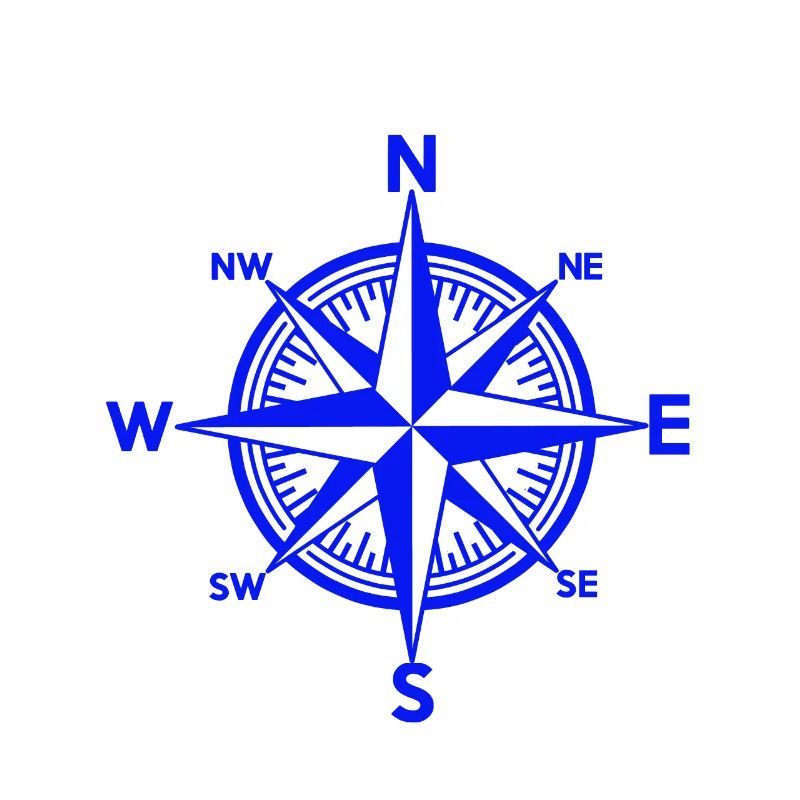 Nautical Wind Rose Seafaring Ship Navigation Maritime