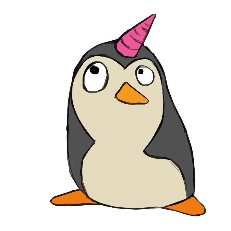 Pinguin Einhorn