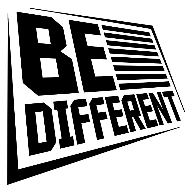 Soyez différent Logo Design