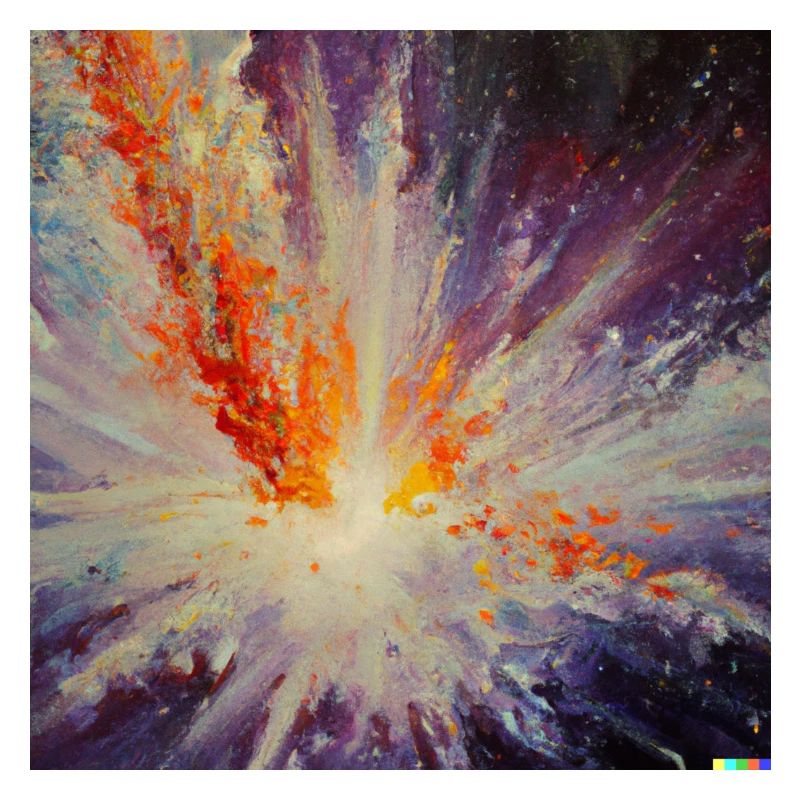 Explosion eines Sterns