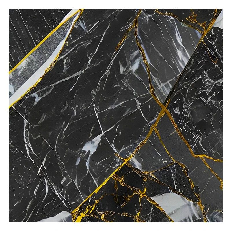 Marmor Schwarz Gold Textur