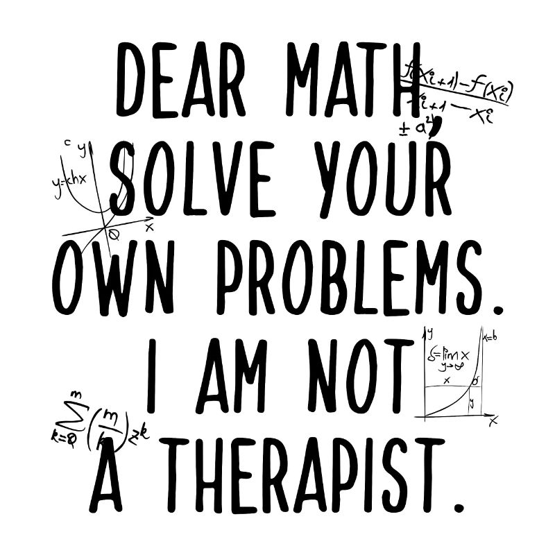 Chère Math, résolvez votre propre problème