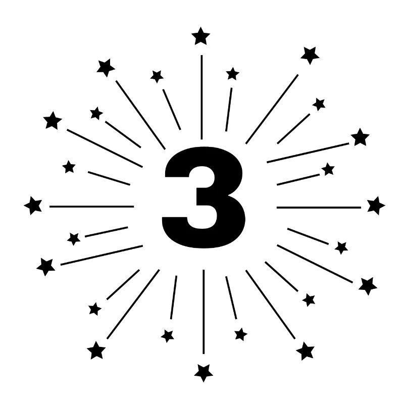 3rd Starred Anniversary - 3 years gift